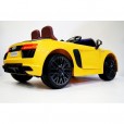 Одноместная машинка AUDI R8 желтая